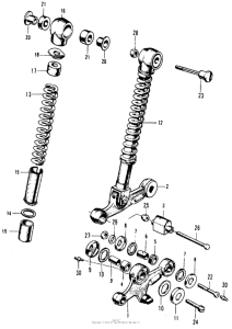 CA105 Передняя вилка 1
