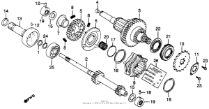 CM450 Cm450a transmission