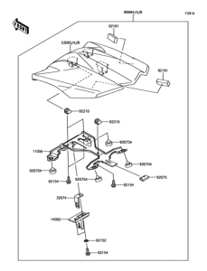 ZX1000 アクセサリ(シングルシートカバー)