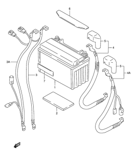 GSF1200S Аккумулятор
