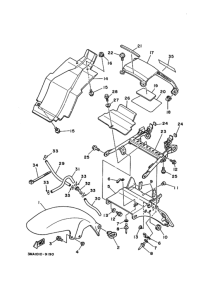 TZR250 ﾌｴﾝﾀﾞ
