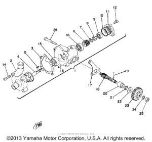 TZ250F Водяной насос
