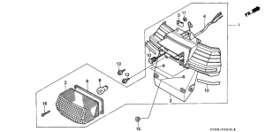 NH80 Taillight unit ass`y