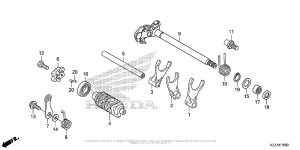 CRF250L (ABS) Вилка переключения передач