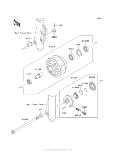 AN112 Переднее колесо