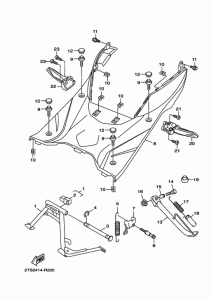 LTS125 スタンド & フートレスト