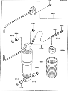 ZX1000 Амортизатор