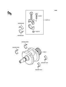 VN250 Коленвал