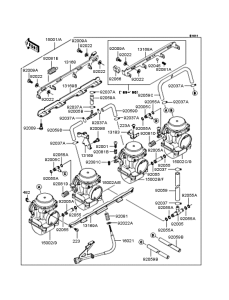 ZL400 キャブレター