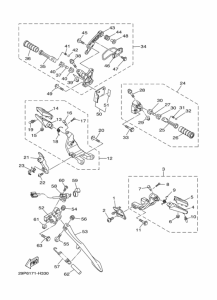 XV1900CU Support & repose pied