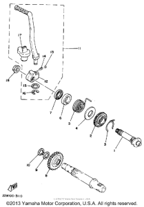 YZ80D Стартер