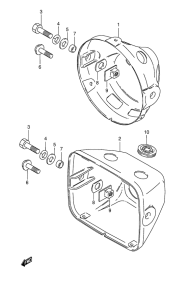 TS125 Фара головного света