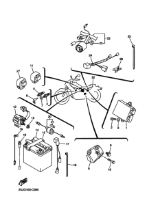 XV250 XV250S Equipo electrico