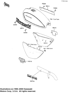 KZ250 Наклейки