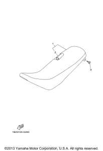 TTR125EX Сиденье