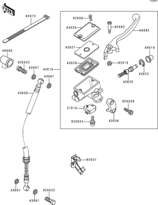 EX250 Главный тормозной цилиндр