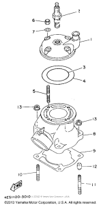 YZ80E1 Цилиндры