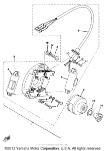 YZ175 C - d - i - magneto