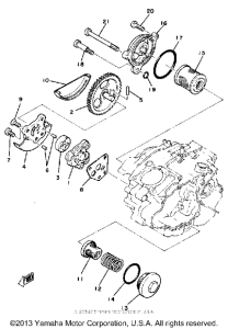 SR185H Масляный насос