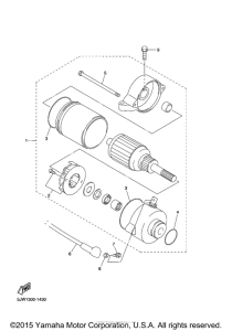 FJR13AEW Стартер
