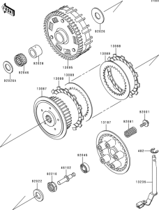VN800 Сцепление