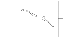 VT125 Chrm lever kit