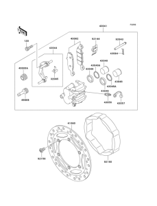  Передний тормоз