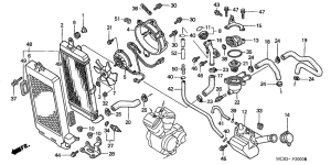 VT750DC Радиатор