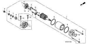  Стартерный мотор