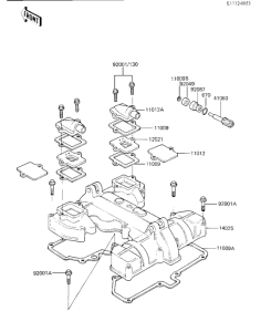 KZ250 Крышка головки цилиндров