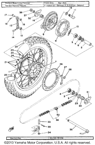 IT425G Переднее колесо