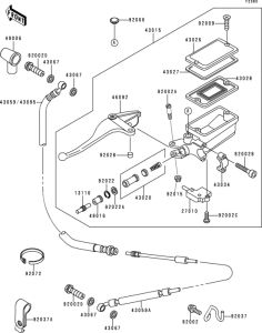 ZG1200 Цилиндр сцепления