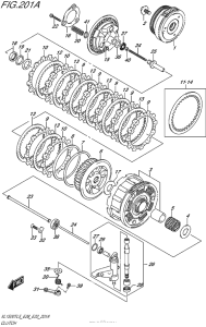 VL1500T Сцепление