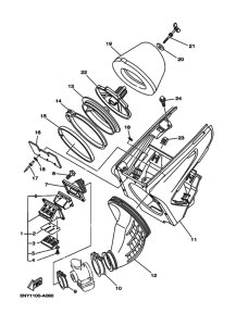 YZ125 YZ125R Впускная система