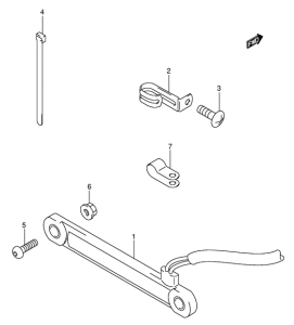 DR-Z400 Задний фонарь