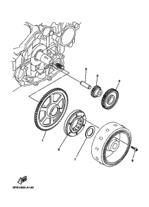 TDM900 Муфта стартера