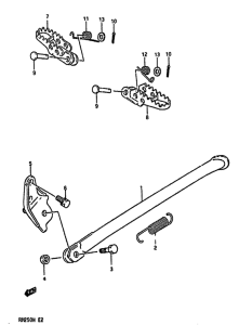 RM250 Подножки
