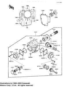 KZ1100 Front bevel gears