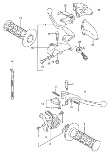 DF200 Рулевой рычаг