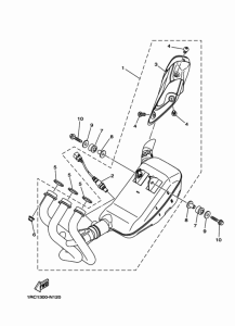 FZ09 Выхлопная система