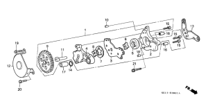 XR250R Маслонасос