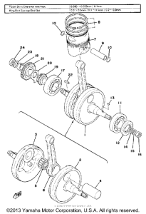 SR500F Crank-piston