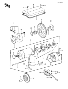 KZ1000 Starter motor / starter clutch