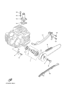 T110 Camshaft & chain