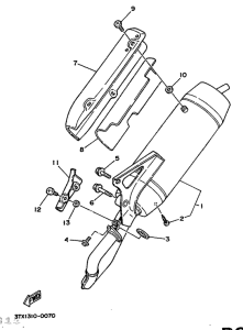CW50 Выхлопная система