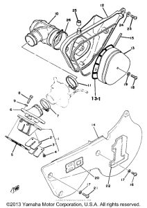 YZ80G Впускная система