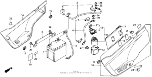 NX125 Боковые обтекатели