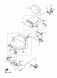 XVS950CT Сиденье