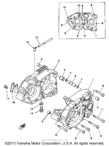 IT125H Картер двигателя