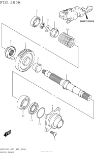 AN650 Ведущий вал